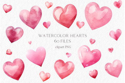 Watercolor heart clipart