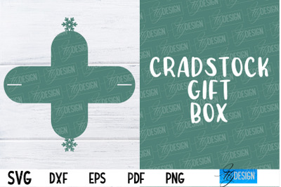 Cradstock Gift Box SVG | Paper Cut Design | SVG File