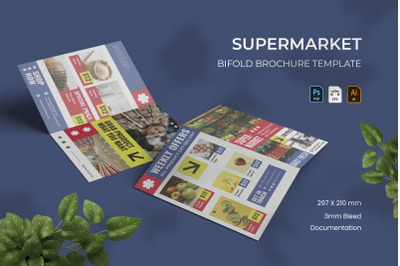 Supermarket Catalogue - Bifold Brochure