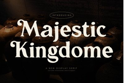 Majestic Kingdome - New Display Serif