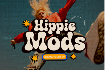 Hippie Mods | Groovy Font