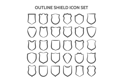 Outline shield frames