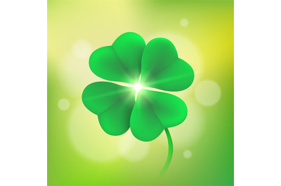 Lucky shamrock poster