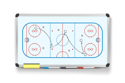 Hockey tactic board