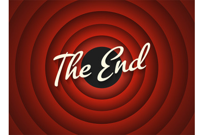 The end cinema screen