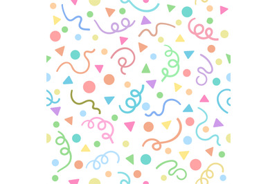 Confetti 80s pattern