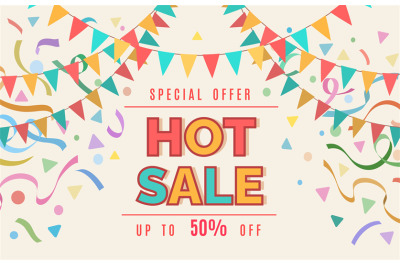 Shopping sale carnival poster