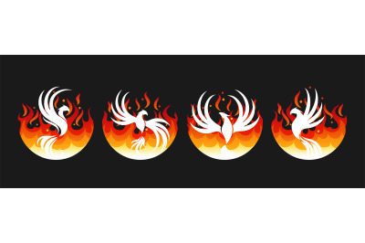 Rising phoenix emblems