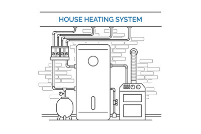 House heating system