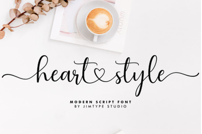Heart Style | Wedding - Valentine - Heart Font