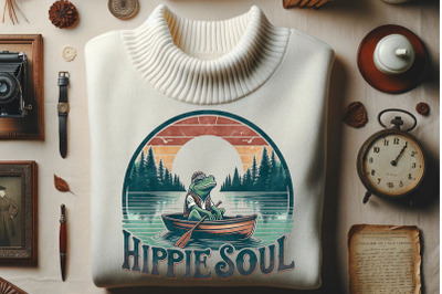 Hippie Soul Lake Scene