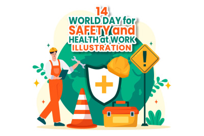 14 World Day for Safety and Health at Work Illustration