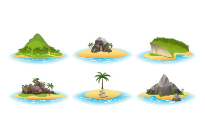 Green tropical islands