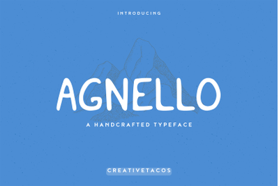Agnello Handcrafted Font