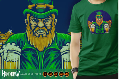 Shamrock shindig St Patricks drink beer
