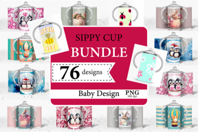 Sippy Cup PNG Bundle. Sippy Cup Sublimation Wrap PNG