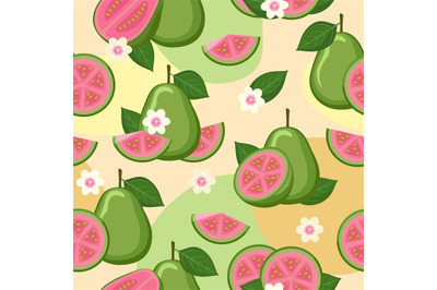 Guava seamless pattern