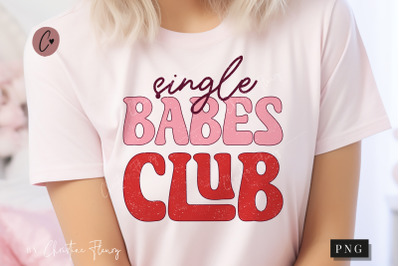 Retro Single Babes Club PNG