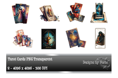 Tarot Cards Graphics PNG