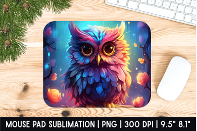 Owl Mouse Pad Sublimation Designs | Mousepad