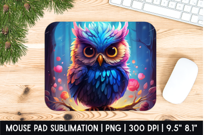 Owl Mouse Pad Sublimation Designs | Mousepad