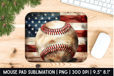 USA Baseball Pad Sublimation Designs | Mousepad