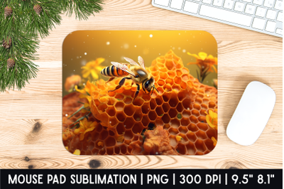 Bee Mouse Pad Sublimation Designs | Mousepad