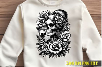 Floral Sugar Skull Image