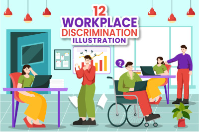 12 Workplace Discrimination Illustration