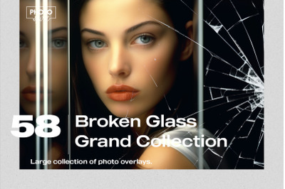 Broken Glass Grand Collection Effects Photo Overlays