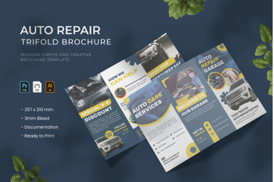 Auto Repair - Trifold Brochure