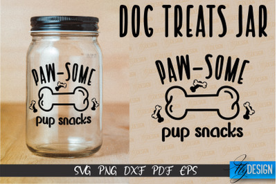 Dog Treat Jar SVG Design | Dog Treat SVG Design | SVG File&nbsp;