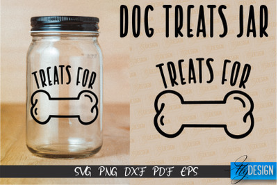 Dog Treat Jar SVG Design | Dog Treat SVG Design | SVG File&nbsp;