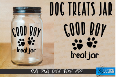 Dog Treat Jar SVG Design | Dog Treat SVG Design | SVG File&nbsp;