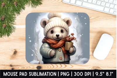 Bear Mouse Pad Sublimation Designs | Mousepad