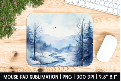 Snow  Mouse Pad Sublimation Designs | Mousepad