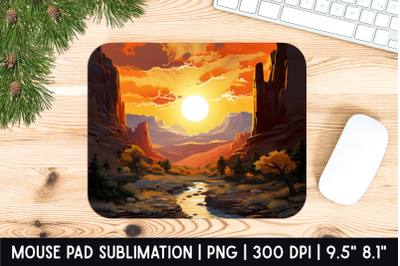 Sunset Mouse Pad Sublimation Designs | Mousepad