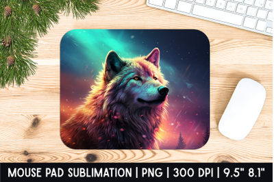 Wolf Mouse Pad Sublimation Designs | Mousepad