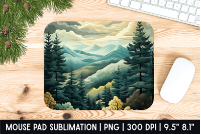 Mountains Mouse Pad Sublimation Designs | Mousepad