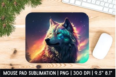 Wolf Mouse Pad Sublimation Designs | Mousepad