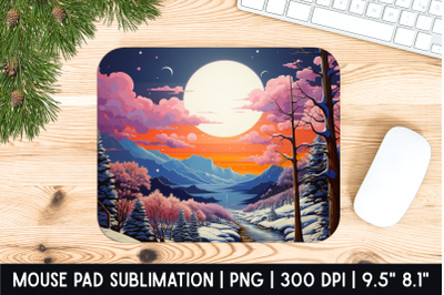 Moon Mouse Pad Sublimation Designs | Mousepad