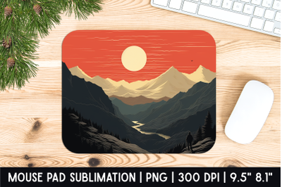 Mountains Mouse Pad Sublimation Designs | Mousepad