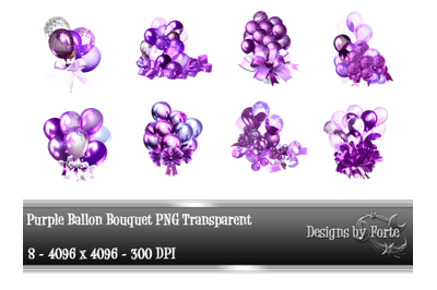 Purple Balloon Bouquet