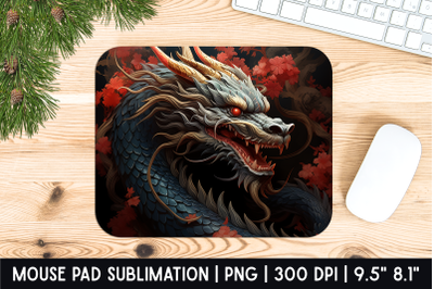 Dragon Racer Mouse Pad Sublimation Designs | Mousepad