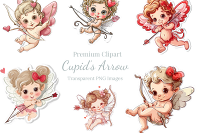 Cupid&#039;s Arrow Valentine&#039;s Day Clipart