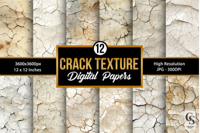 Cracked Texture Seamless Patterns