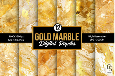 Golden Marble Seamless Backgrounds