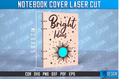 Notebook Cover Laser Cut | Notebook Cover Design | CNC File