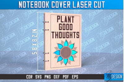 Notebook Cover Laser Cut | Notebook Cover Design | CNC File