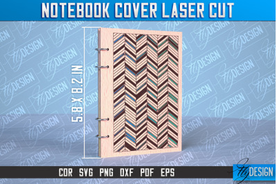 Notebook Cover Laser Cut | Notebook Cover Design | CNC File